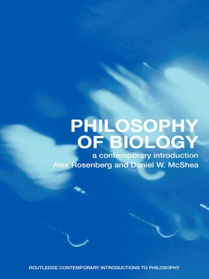 cover image of Philosophy of Biology